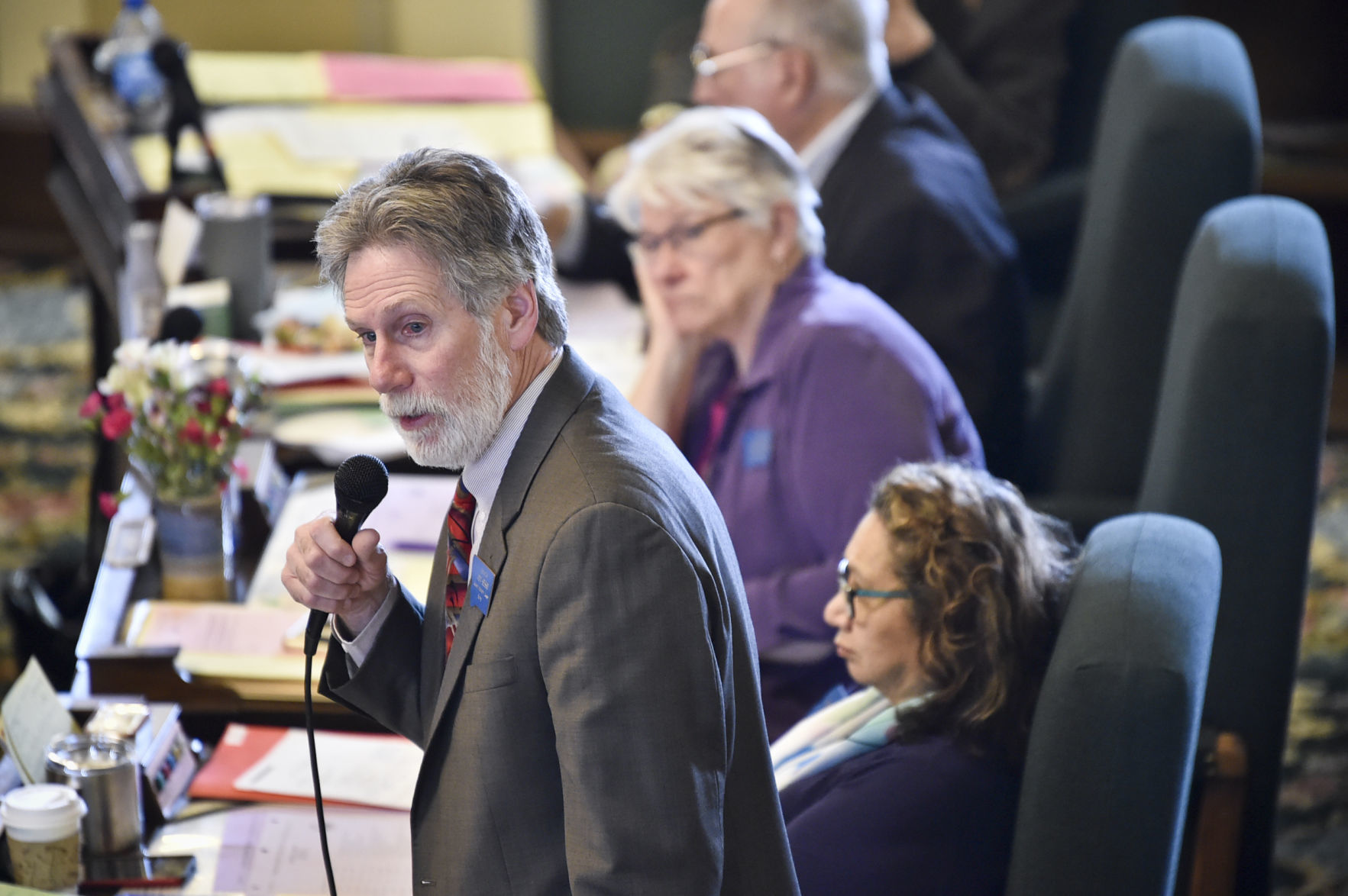 Senate Minority Leader Jon Sesso, D-Butte,